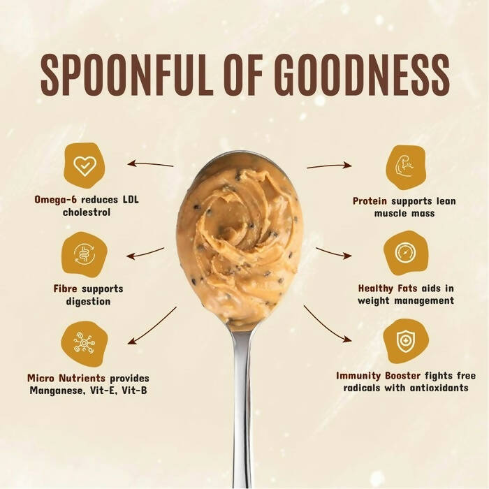 Wow Life Science Crunchy Superseeds Peanut Butter