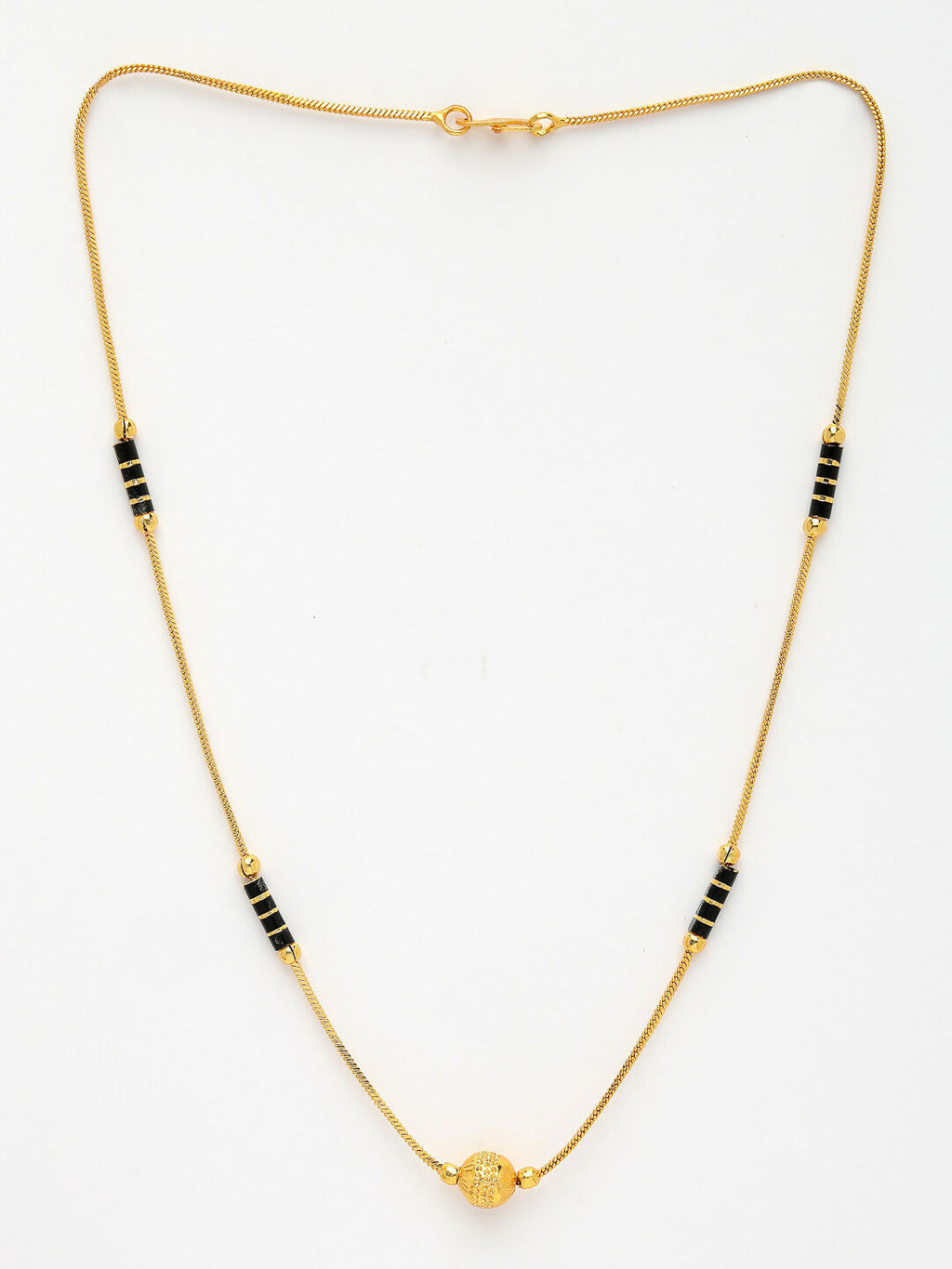 NVR Women's Gold-Polished Mangalsutra