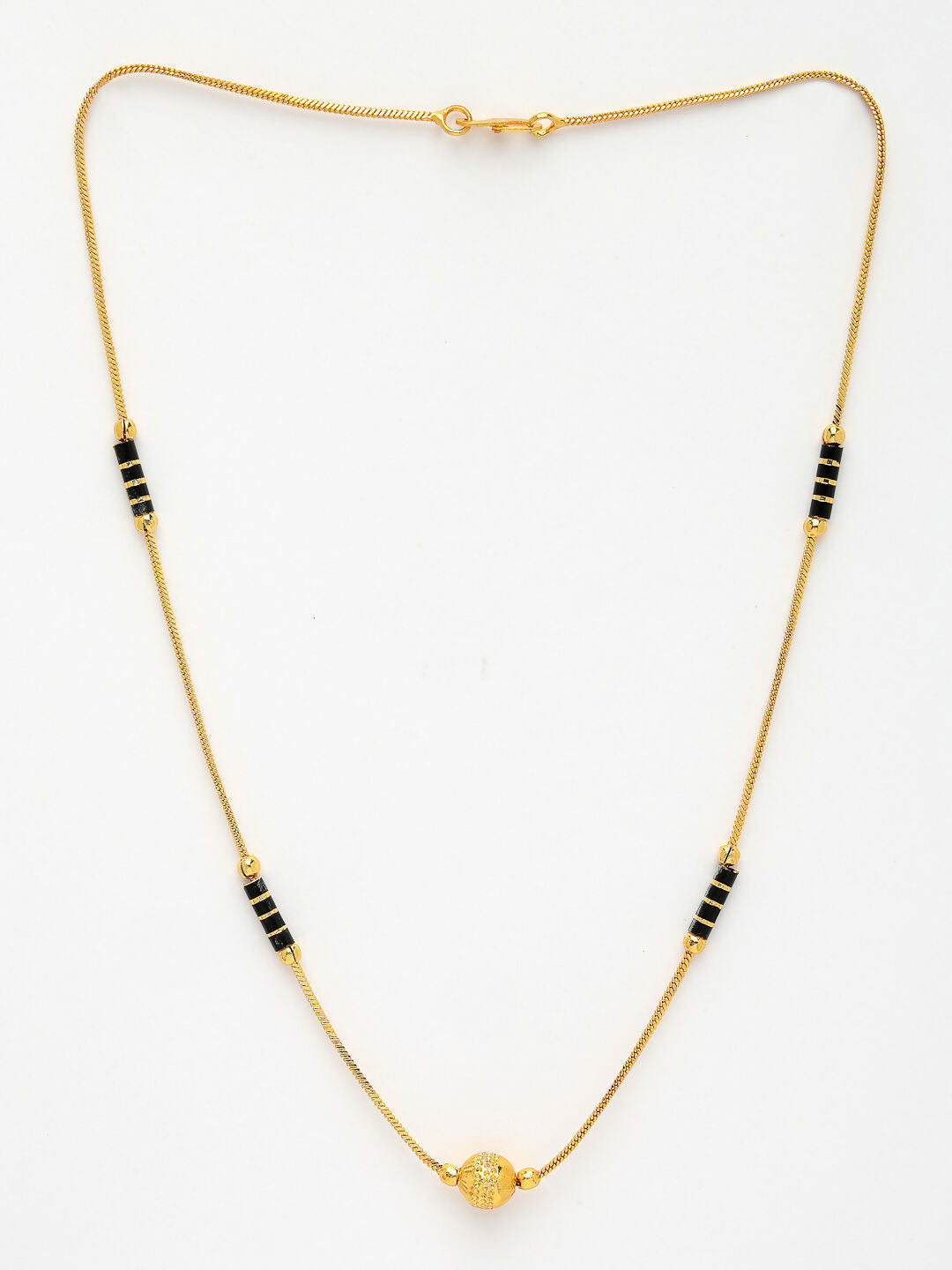 NVR Women's Gold-Polished Mangalsutra