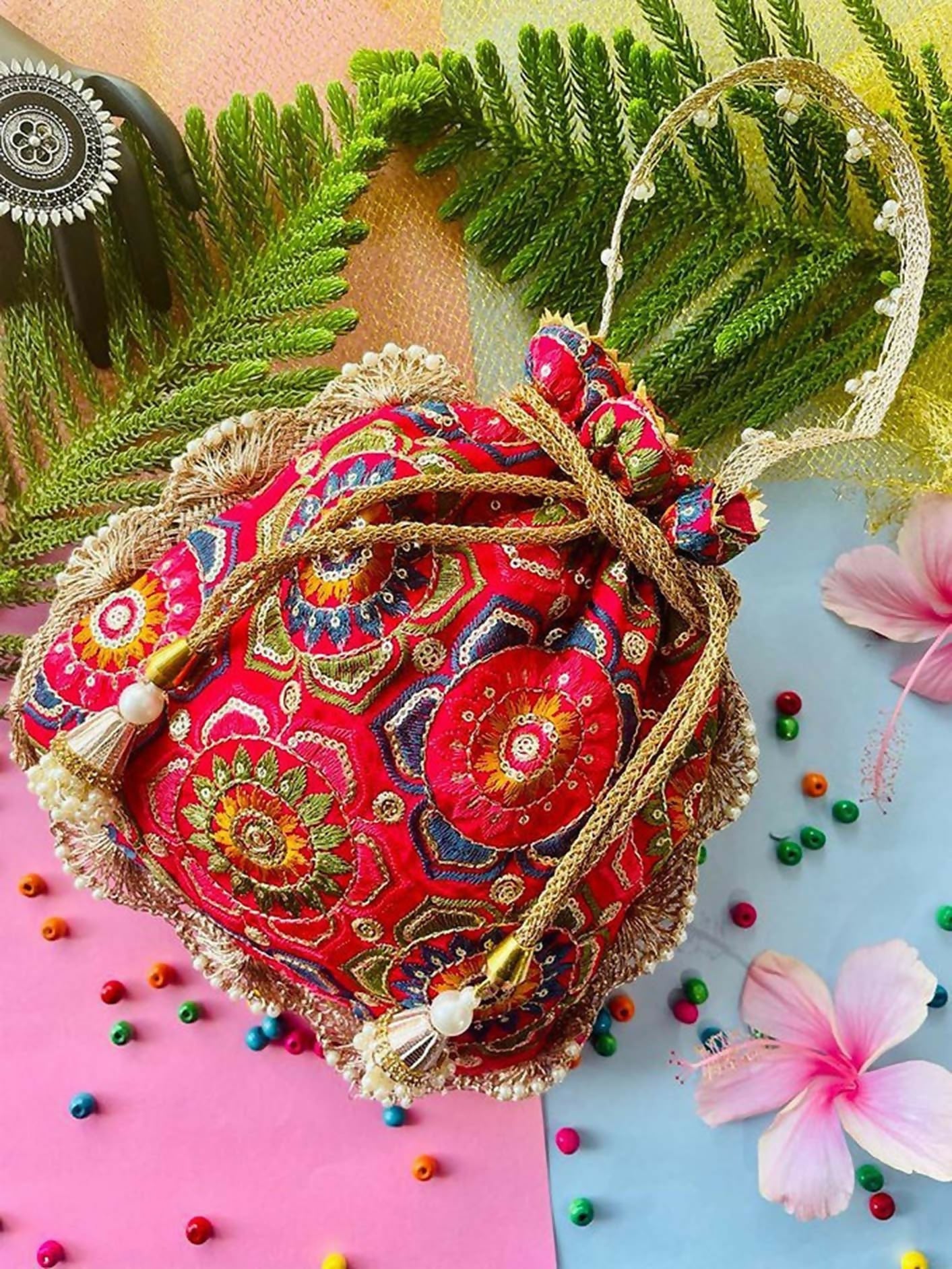 Joban Fashion Potli Bags - Multicolor