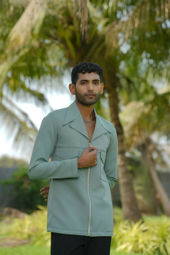 Sandrift Olive Shacket by Hilo Design
