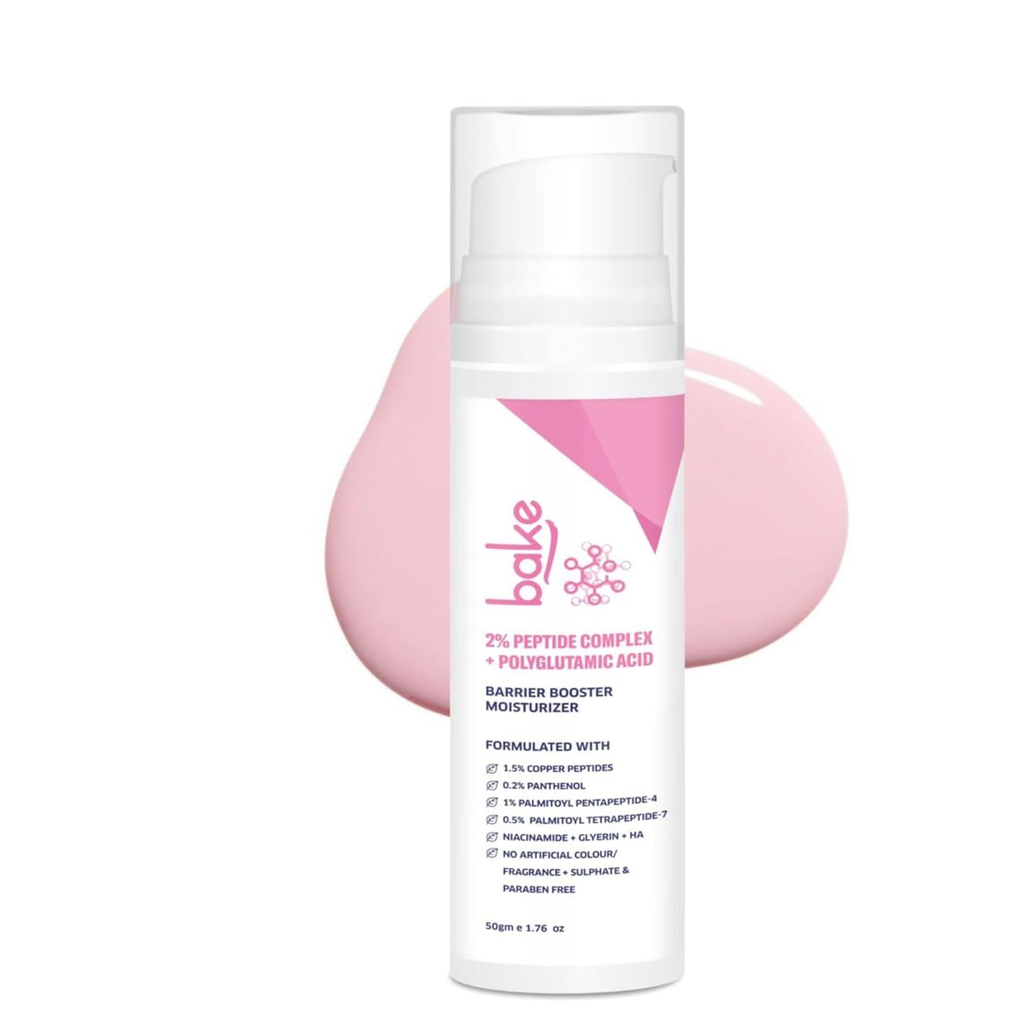 Bake Super Glow+ Glazed Peptide Barrier Repair Moisturizer