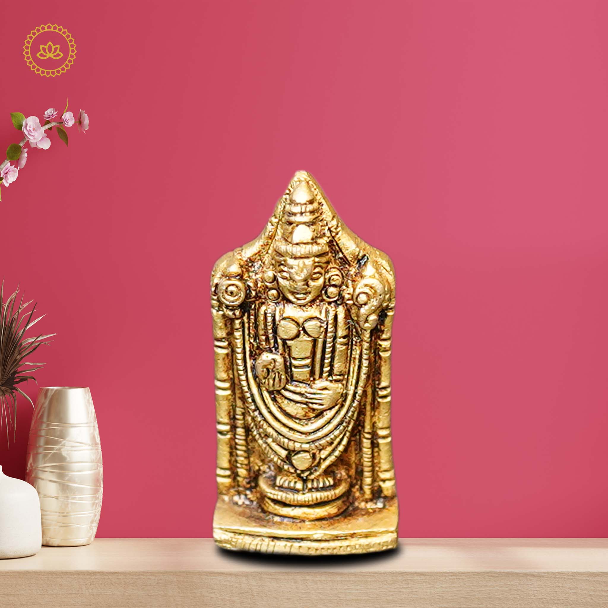 Brass Balaji Venkatramana Idol