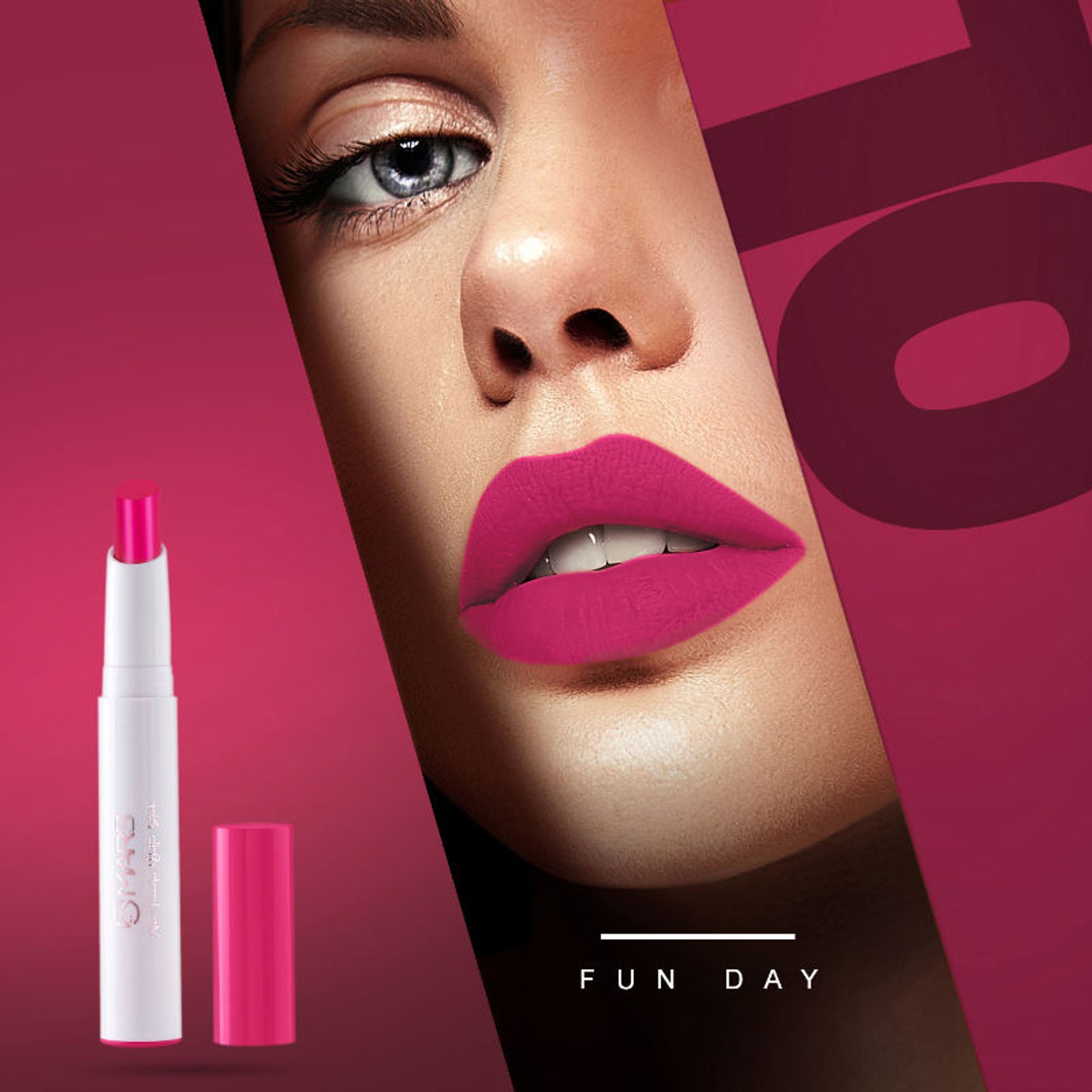 MARS Cosmetics Non Transfer Butter Stick - 10 Fun Day