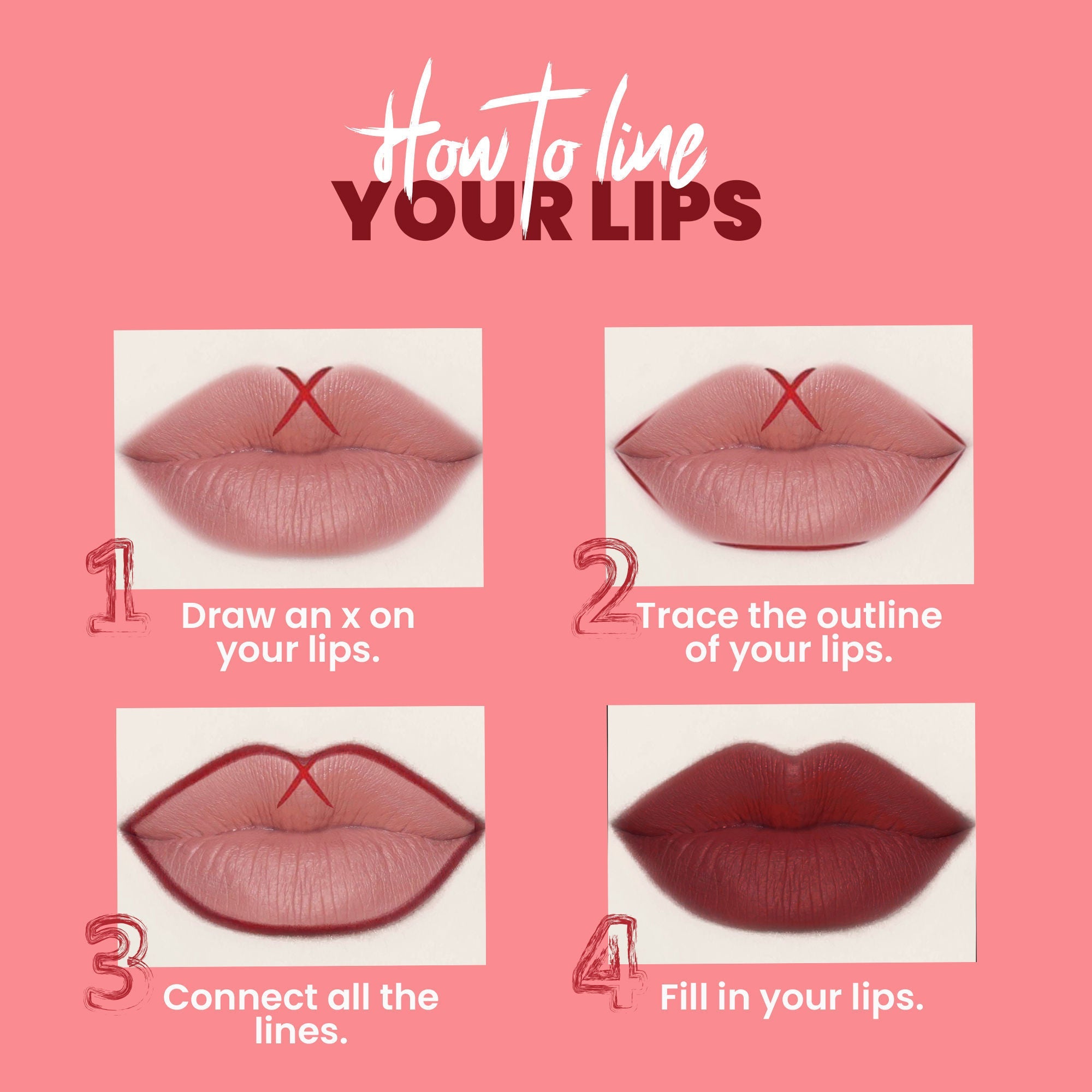 MARS Cosmetics Matte Lip Liner Pack of 10 - Set A