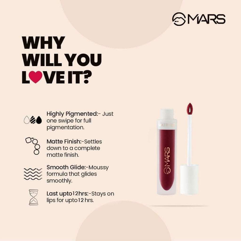 MARS Cosmetics Liquid Lip Color - Party Fever