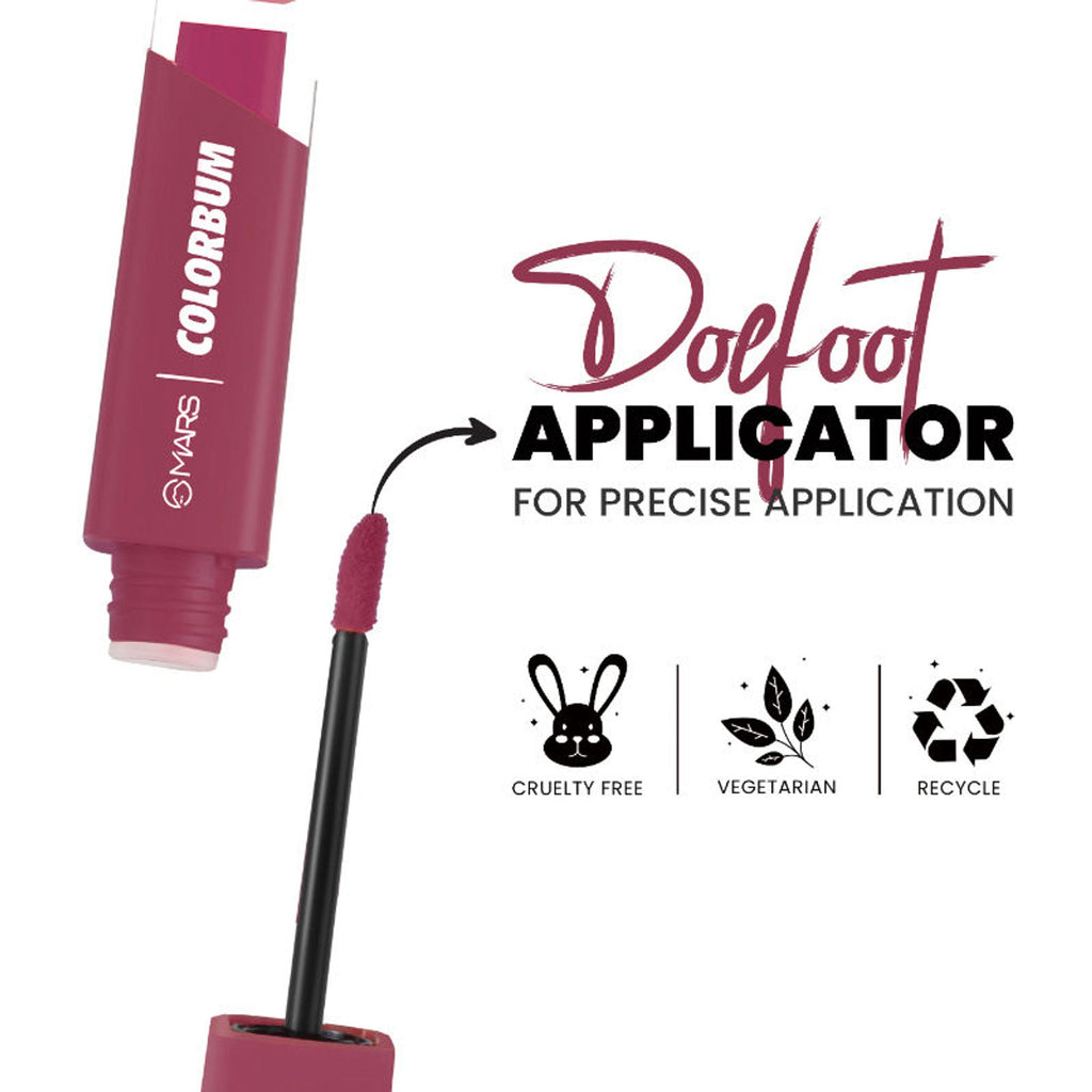 MARS Cosmetics Colorbum Liquid Matte Lipstick - 17-Maroony Mumbai