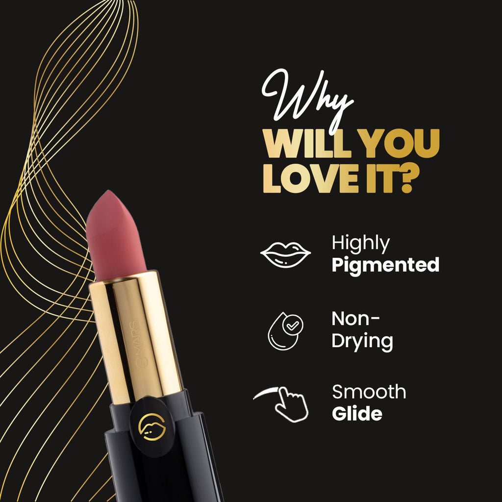 MARS Cosmetics Plush Velvet Lipstick - Desert Rose