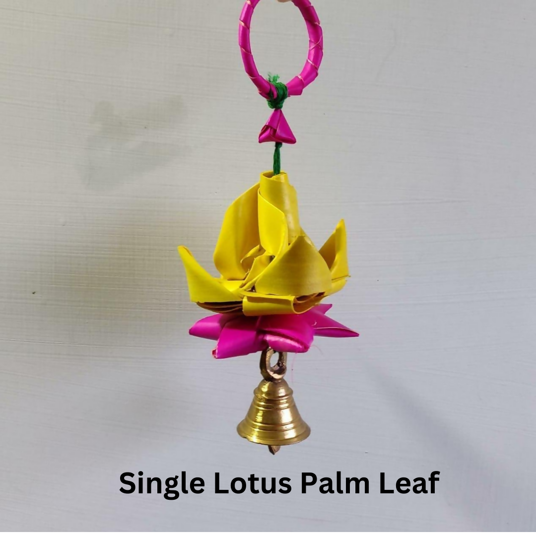 Shuddh Natural Hand Made Palm Leaf Lotus Hanging