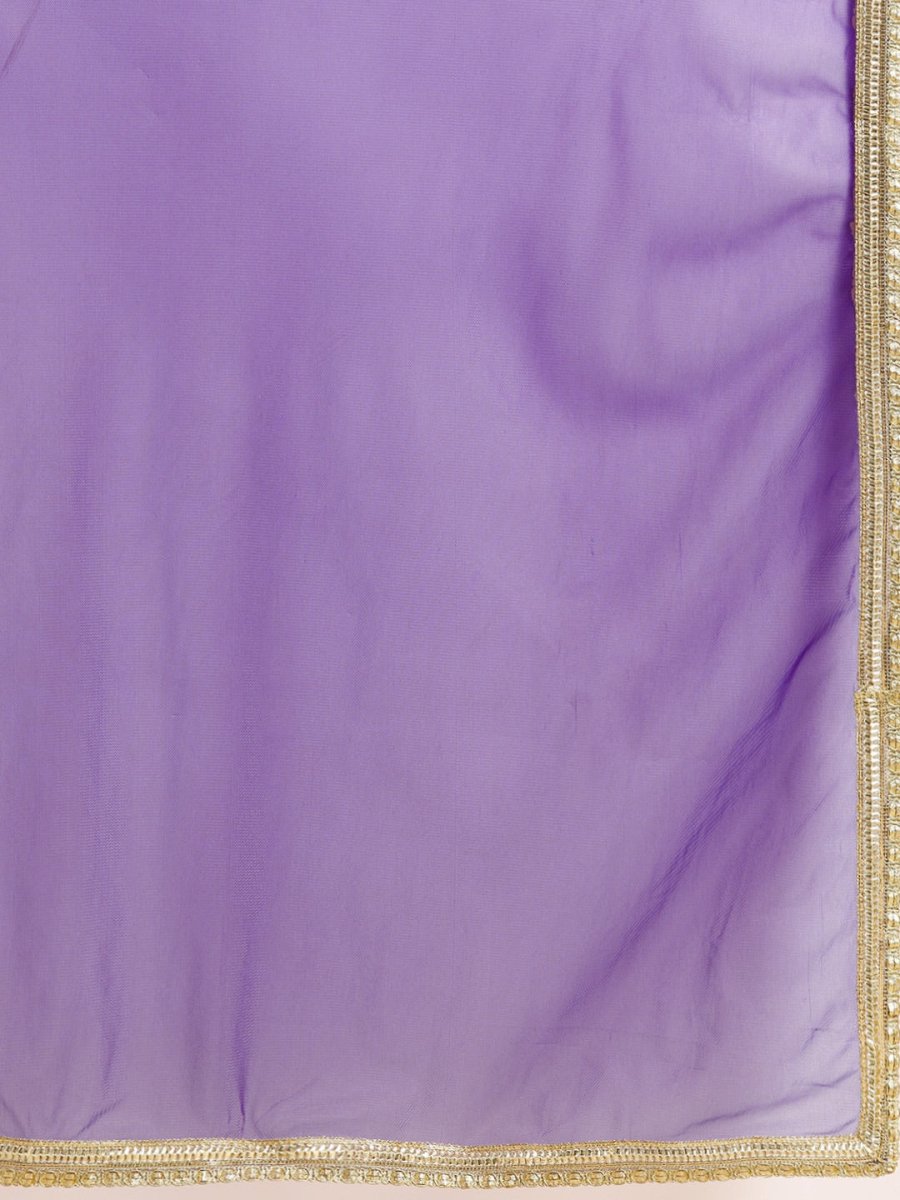 All About You Women Pink Ethnic Motifs Printed Pure Cotton Kurta with Trousers & Dupatta