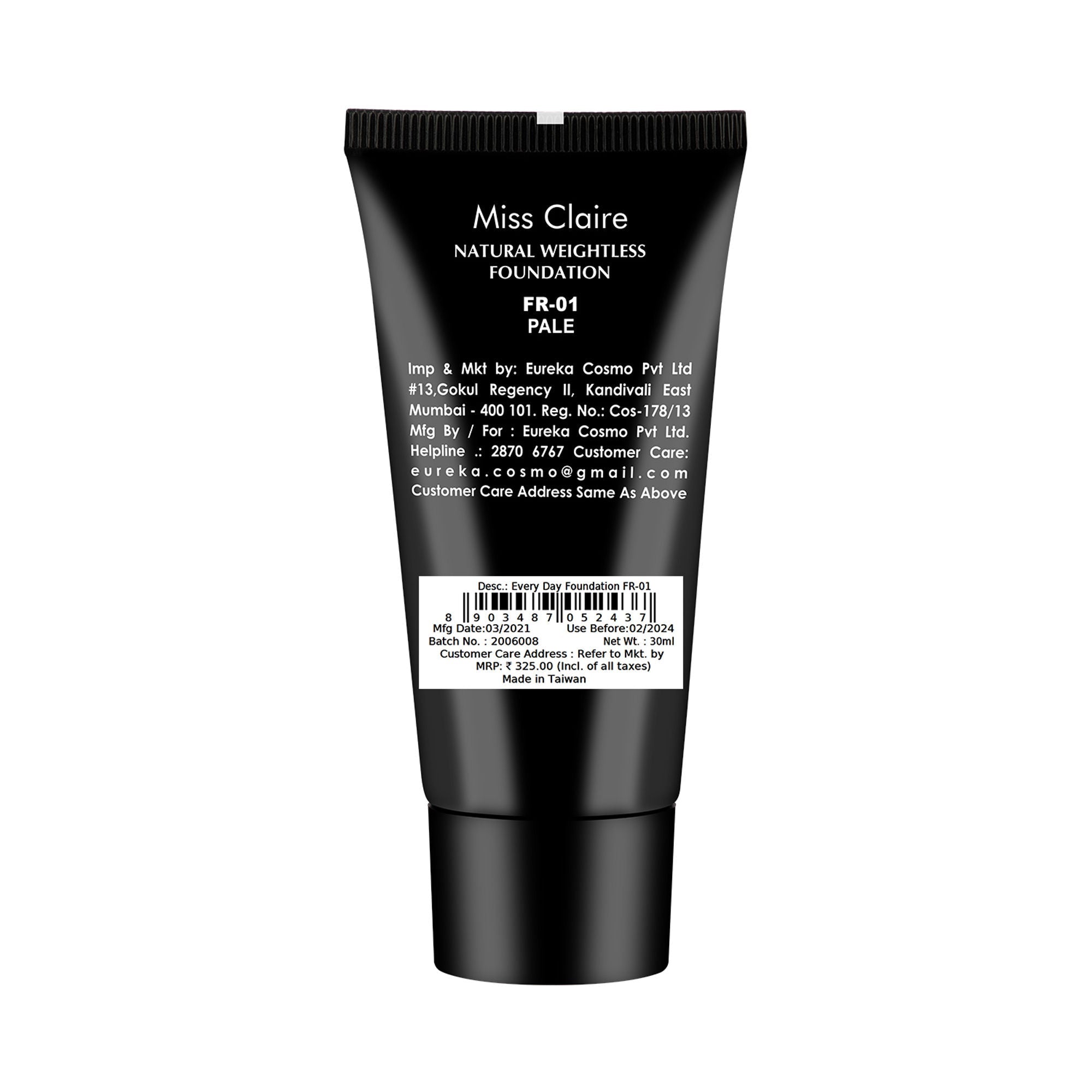Miss Claire Everyday Foundation - Fr-01 Pale
