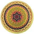Stickerbazaar Micro Golden Embossing Rangoli Stickers