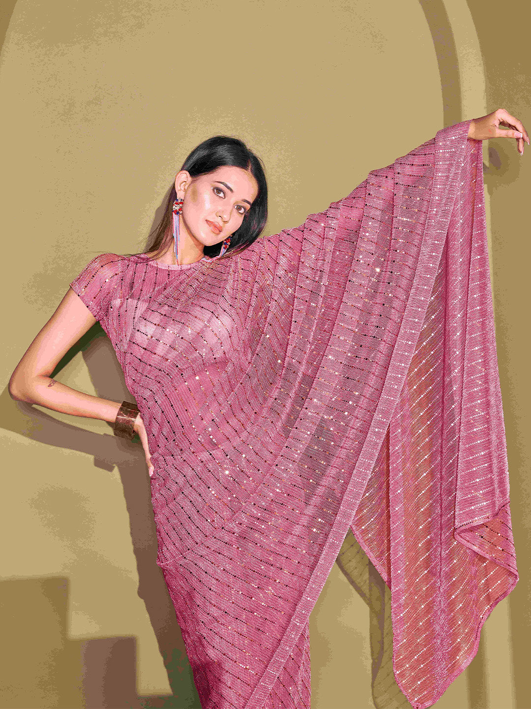 Tikhi Imli Embellished Sequinned Saree