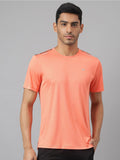Alcis Round Neck Slim Fit Anti-Static T-Shirt