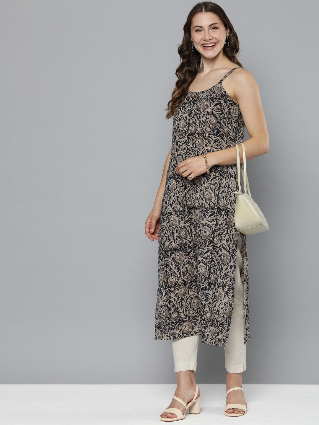 HERE&NOW Floral Printed Kurta