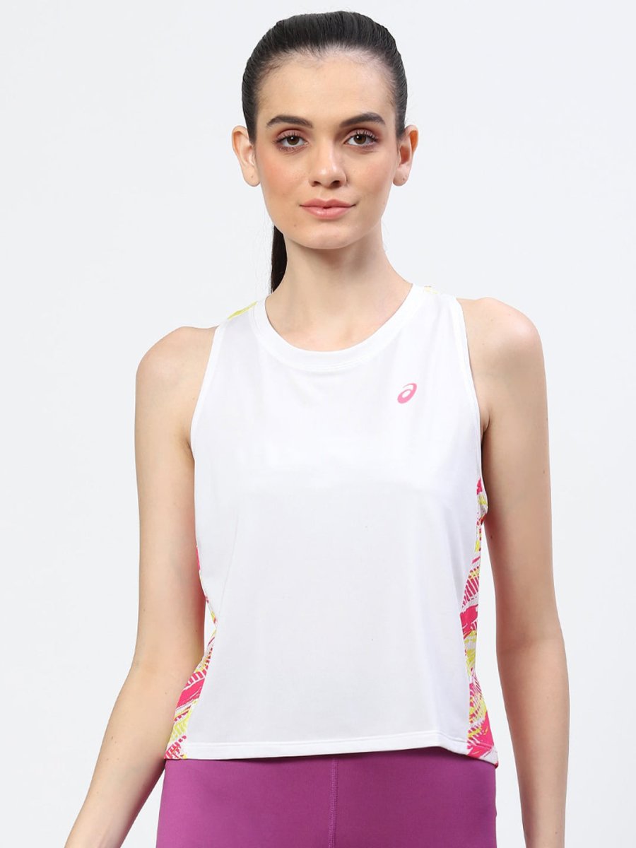 ASICS Women Color Injection Logo Printed T-Shirt