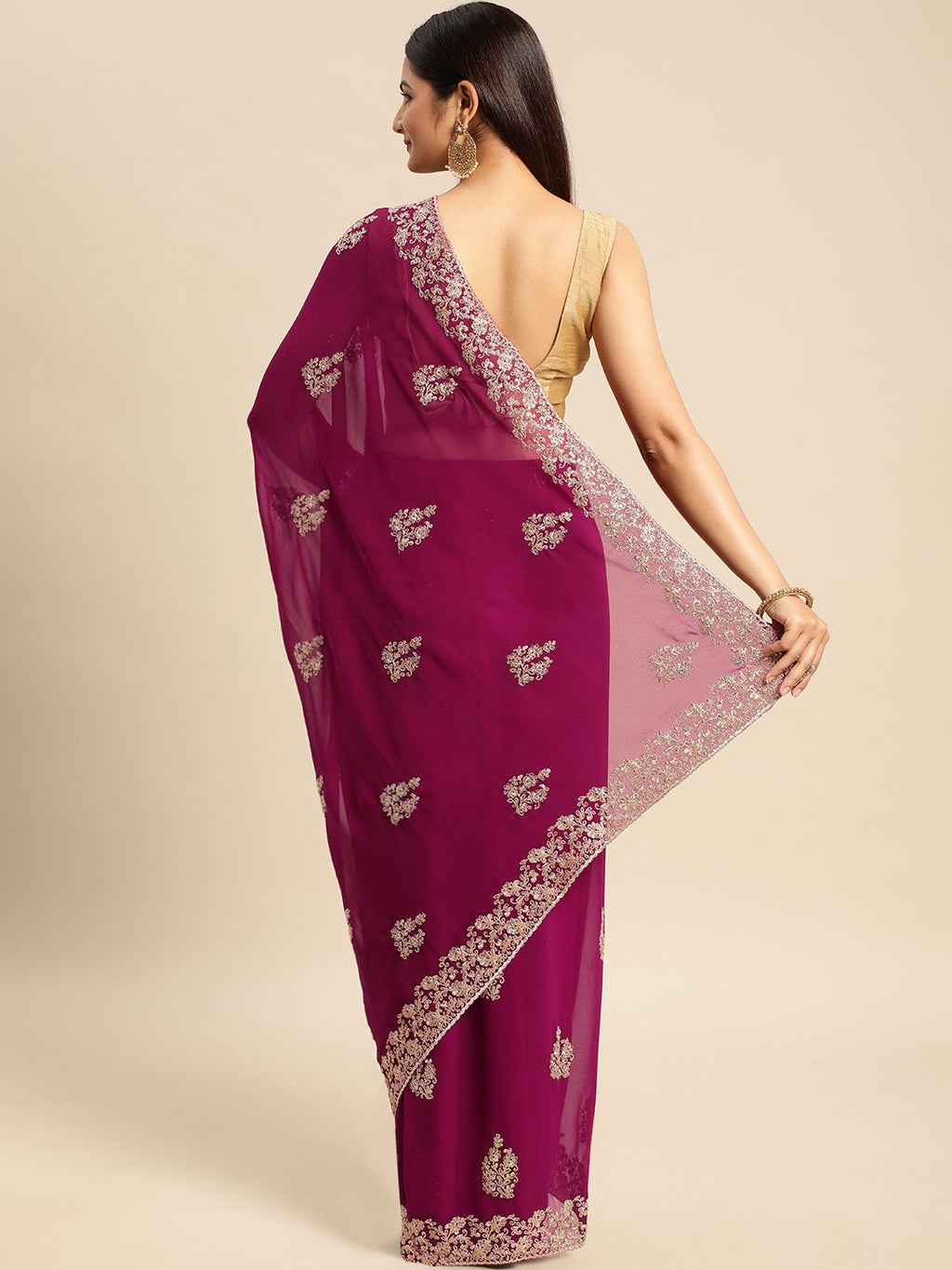 kasee Embroidered Ethnic Saree