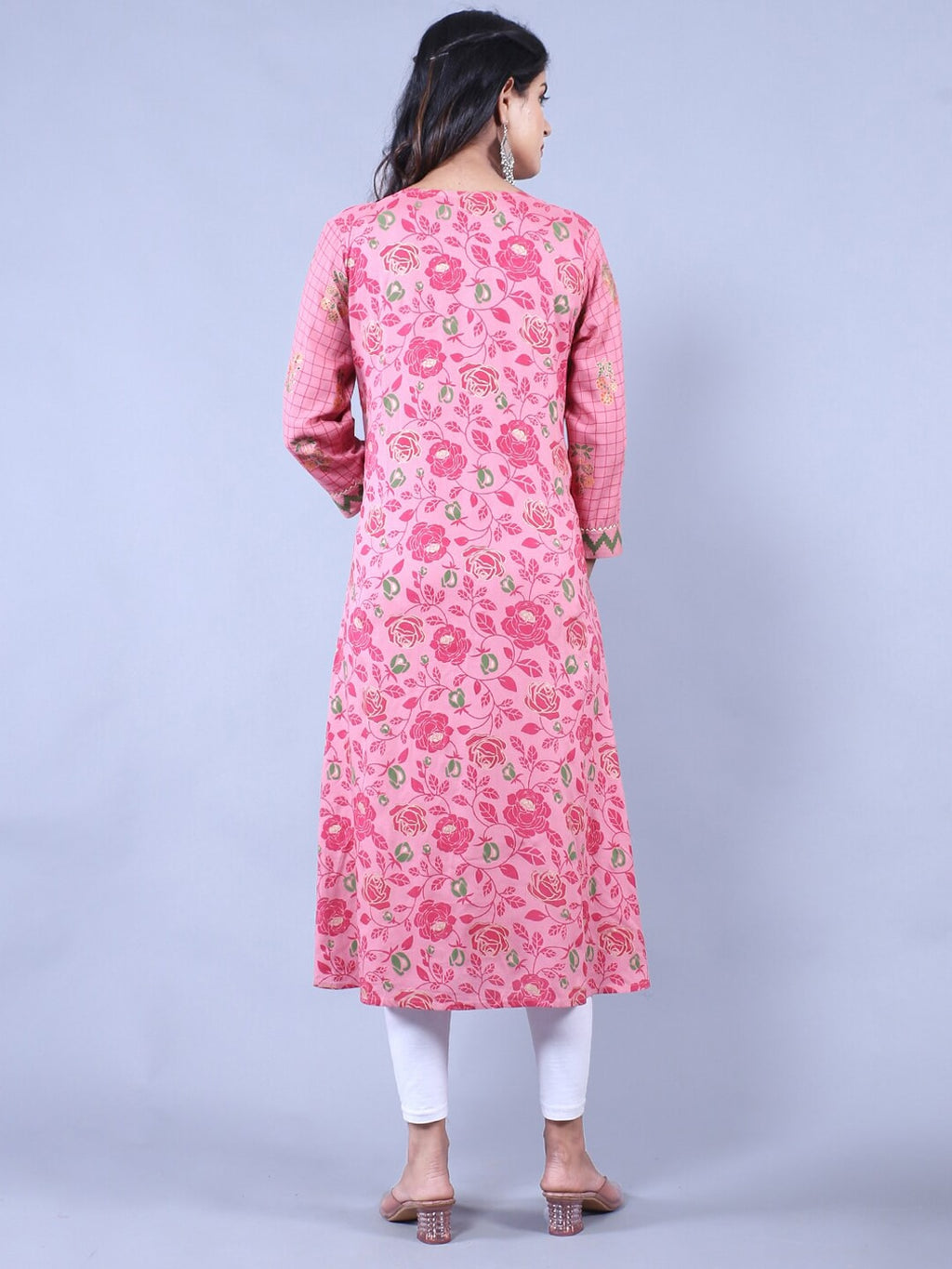 HERE&NOW Printed Straight Regular Fit Kurta