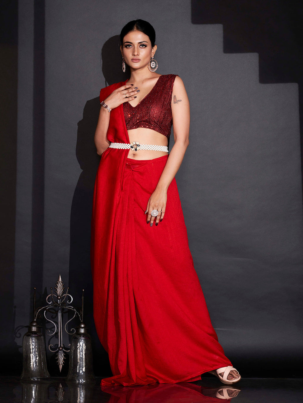 Tikhi Imli Ready To Wear Party Saree