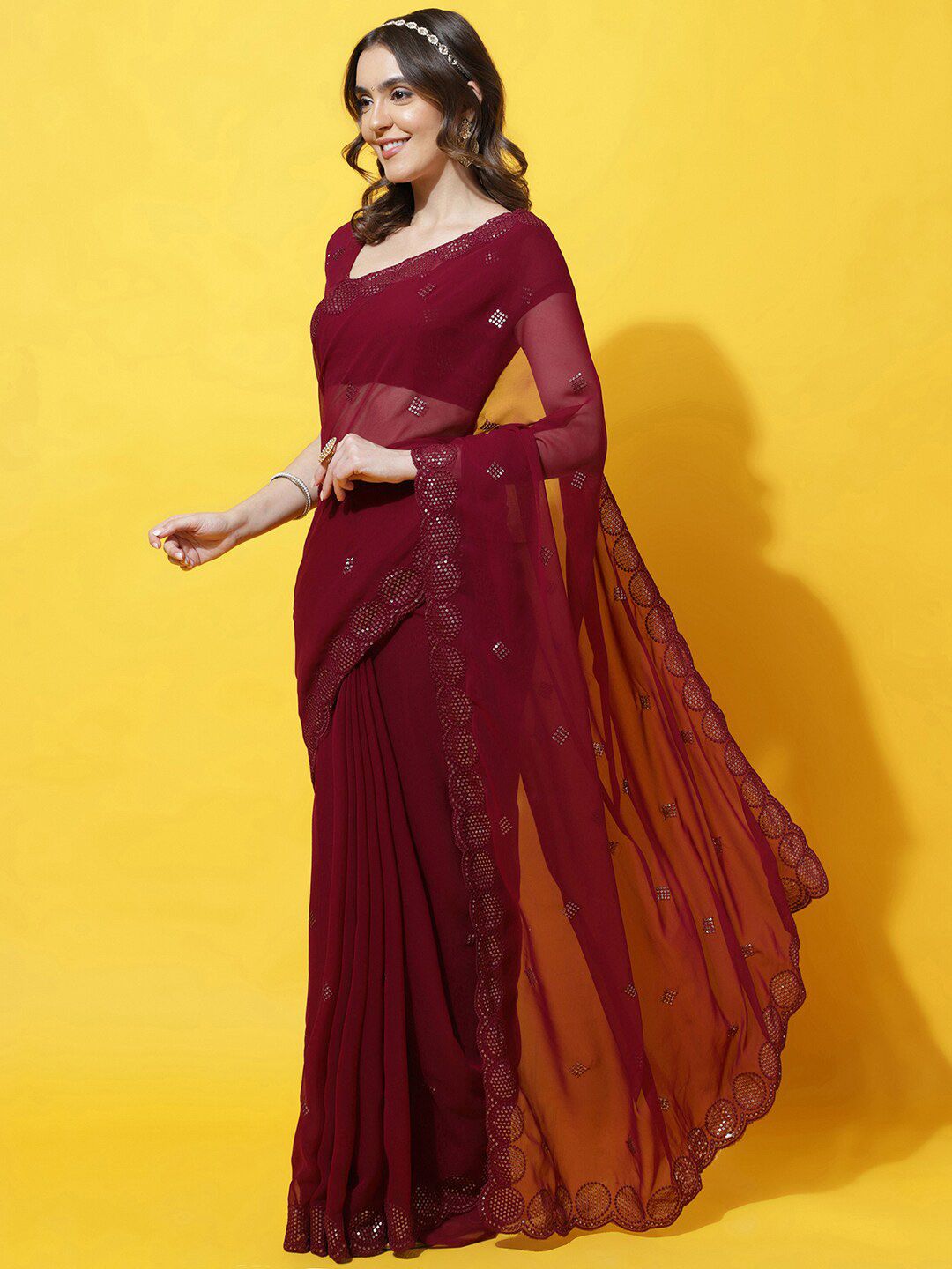 kasee Embellished Sequinned Saree