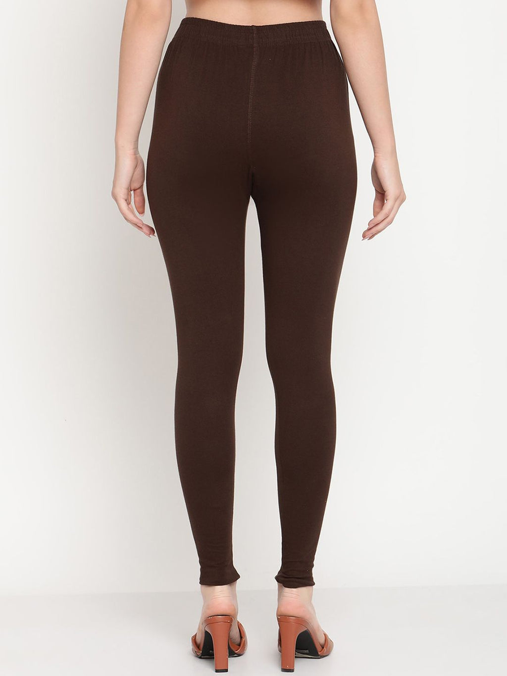TAG 7 Women Pack Of 2 Solid Comfort-Fit Ankle-Length Leggings