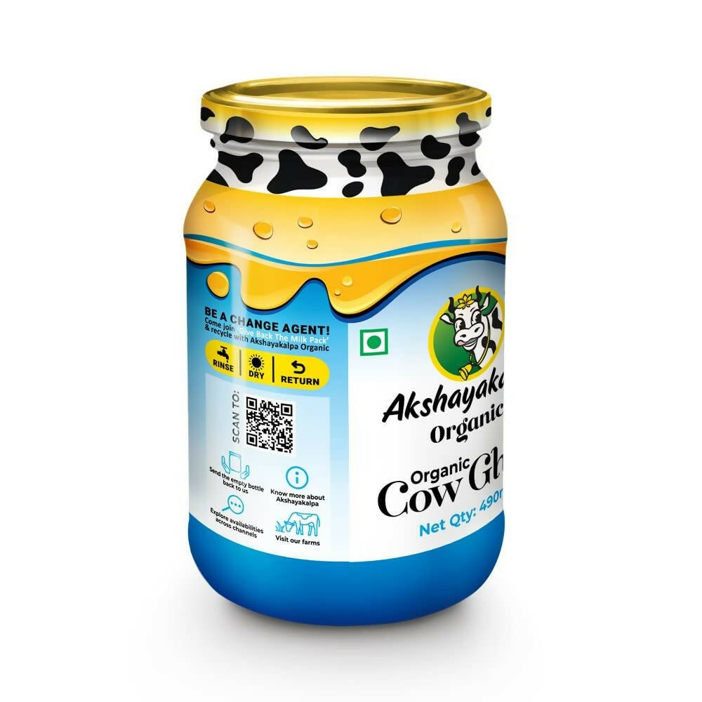 Akshayakalpa Organic Cow Ghee | Pure Organic Ghee | Certified Organic Desi Ghee