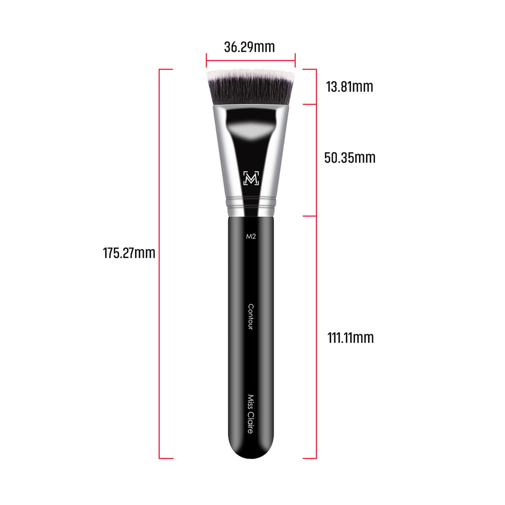 Miss Claire M2 - Contour Brush - Chrome