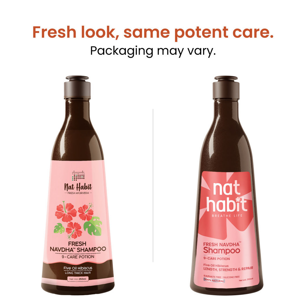 Nat Habit Five Oil Hibiscus Navdha Shampoo