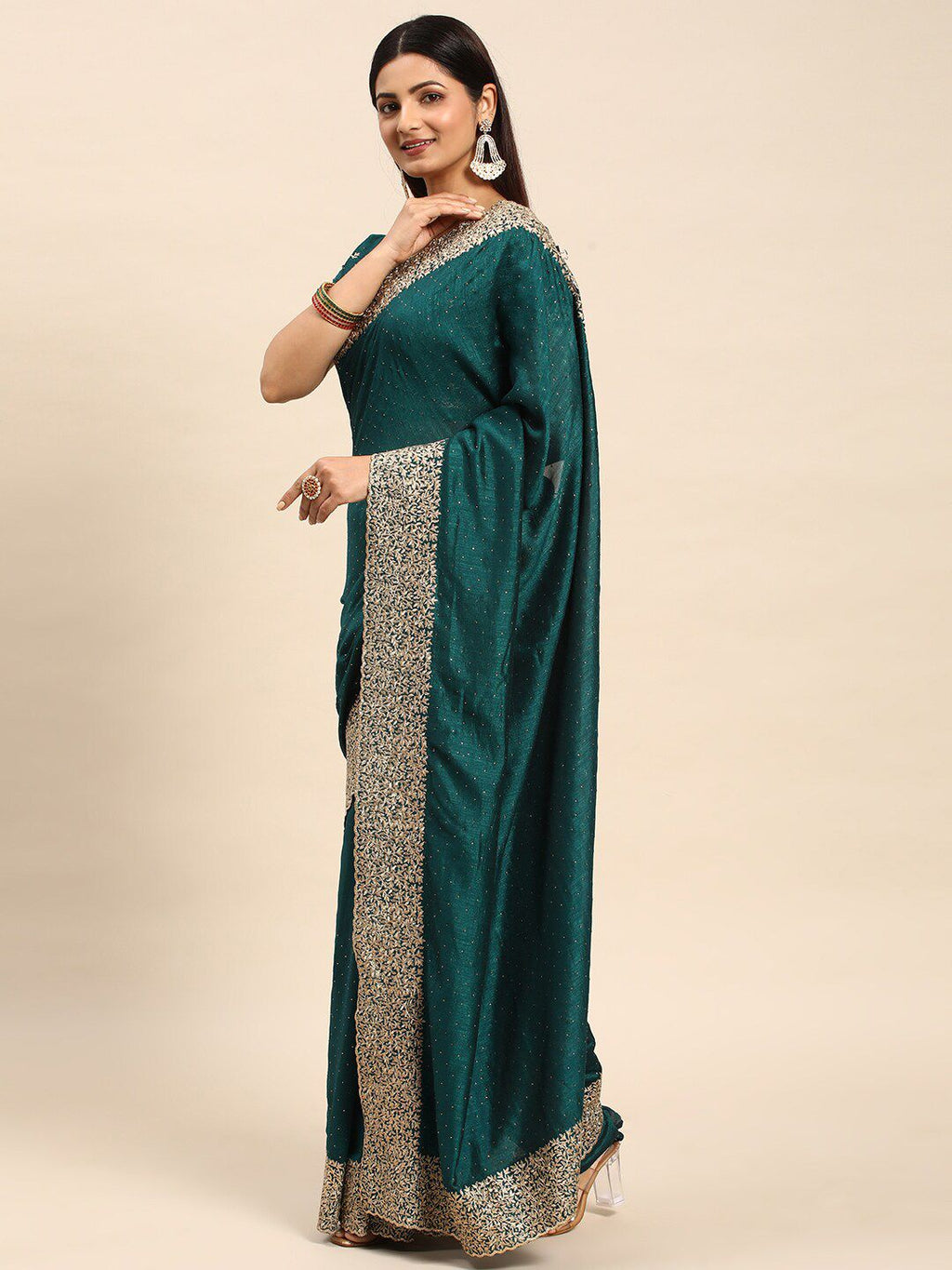 kasee Embellished Zari Saree
