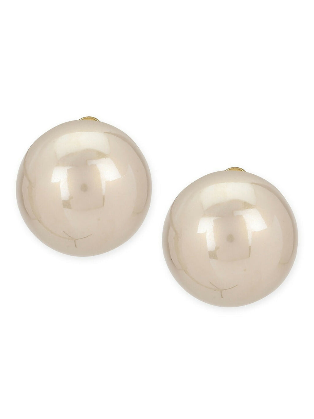 Grey Shine Pearl Studs- Ruby Raang