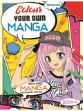 Dreamland Publications Colour Your Own Manga Book 4 With Free Manga Colouring Poster For Kids