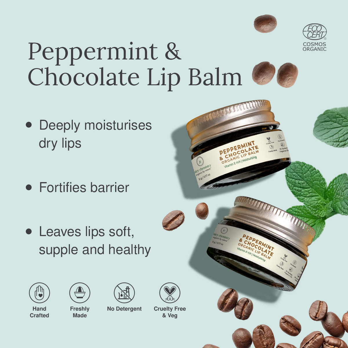 Juicy Chemistry Vanilla Bean Organic Lip Balm