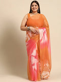 Ahalyaa Women's Traditional wear Saree - Orange