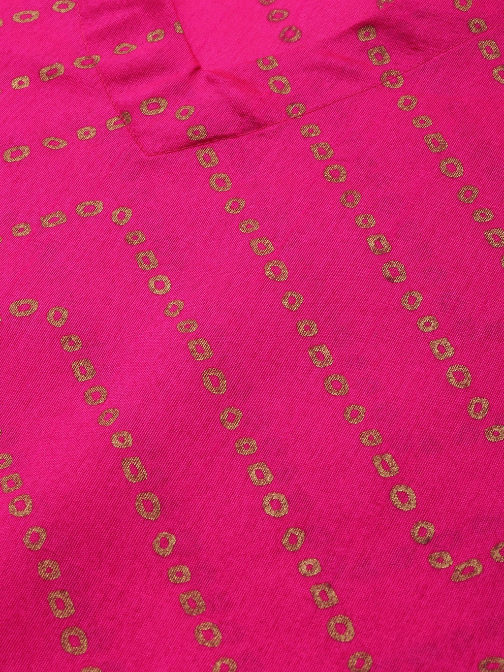 HERE&NOW Women Pink Ethnic Motifs Printed Gotta Patti Kurta with Sharara With Dupatta