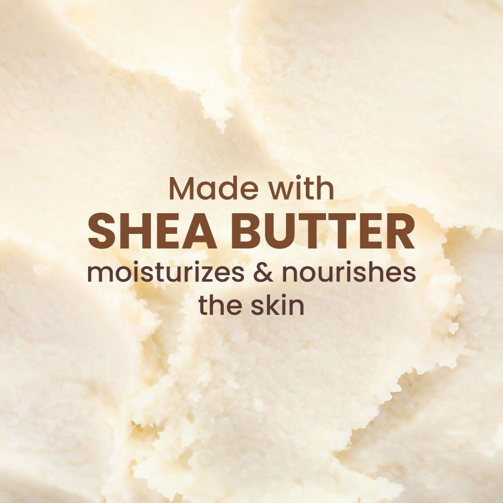 Wild Oak Pina Colada Shea Butter Sugar Scrub with Vegan Collagen & Peptides For Tan Removal & Smooth Skin