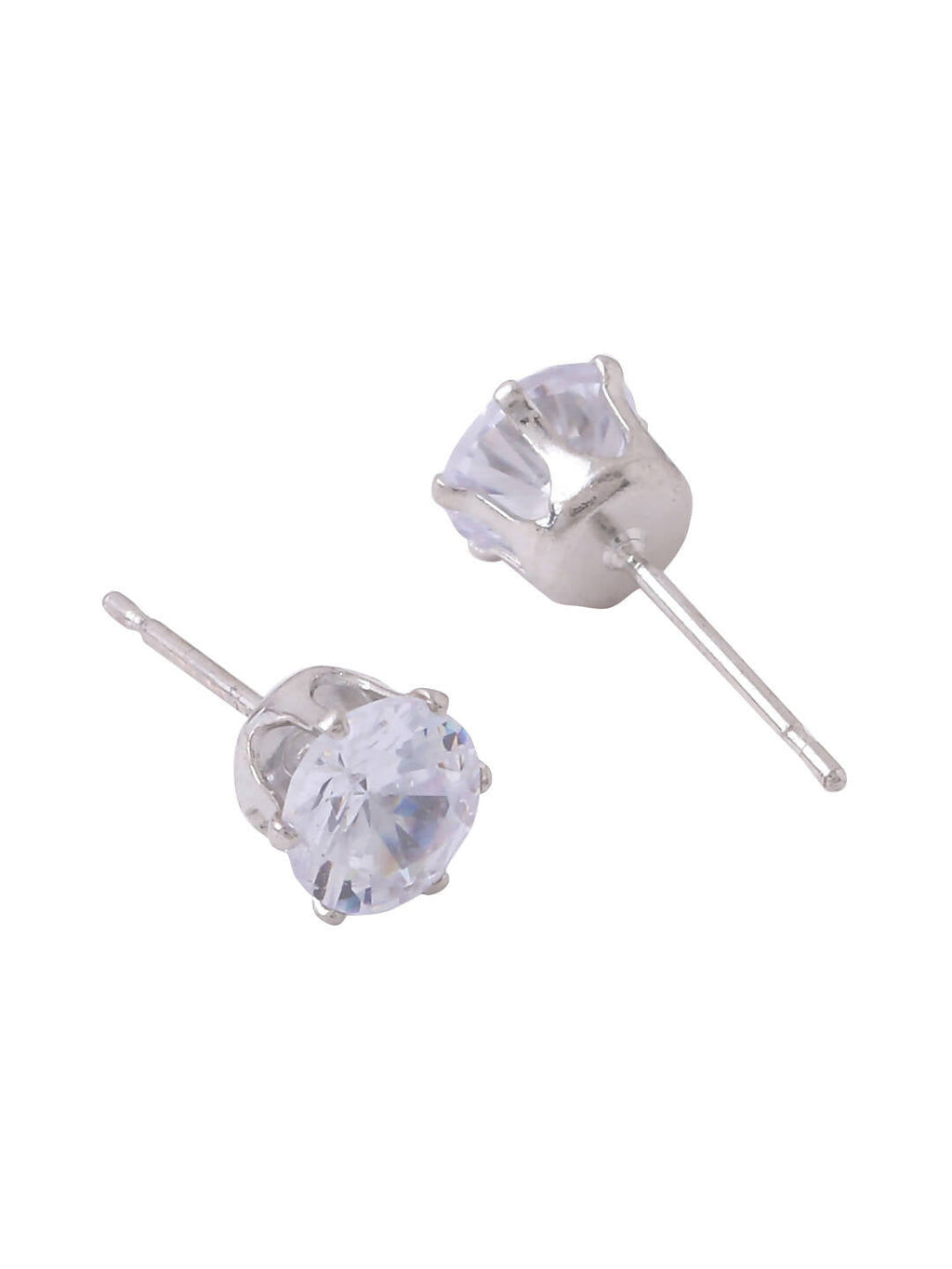 NVR Women Cz Studded Studs Earrings