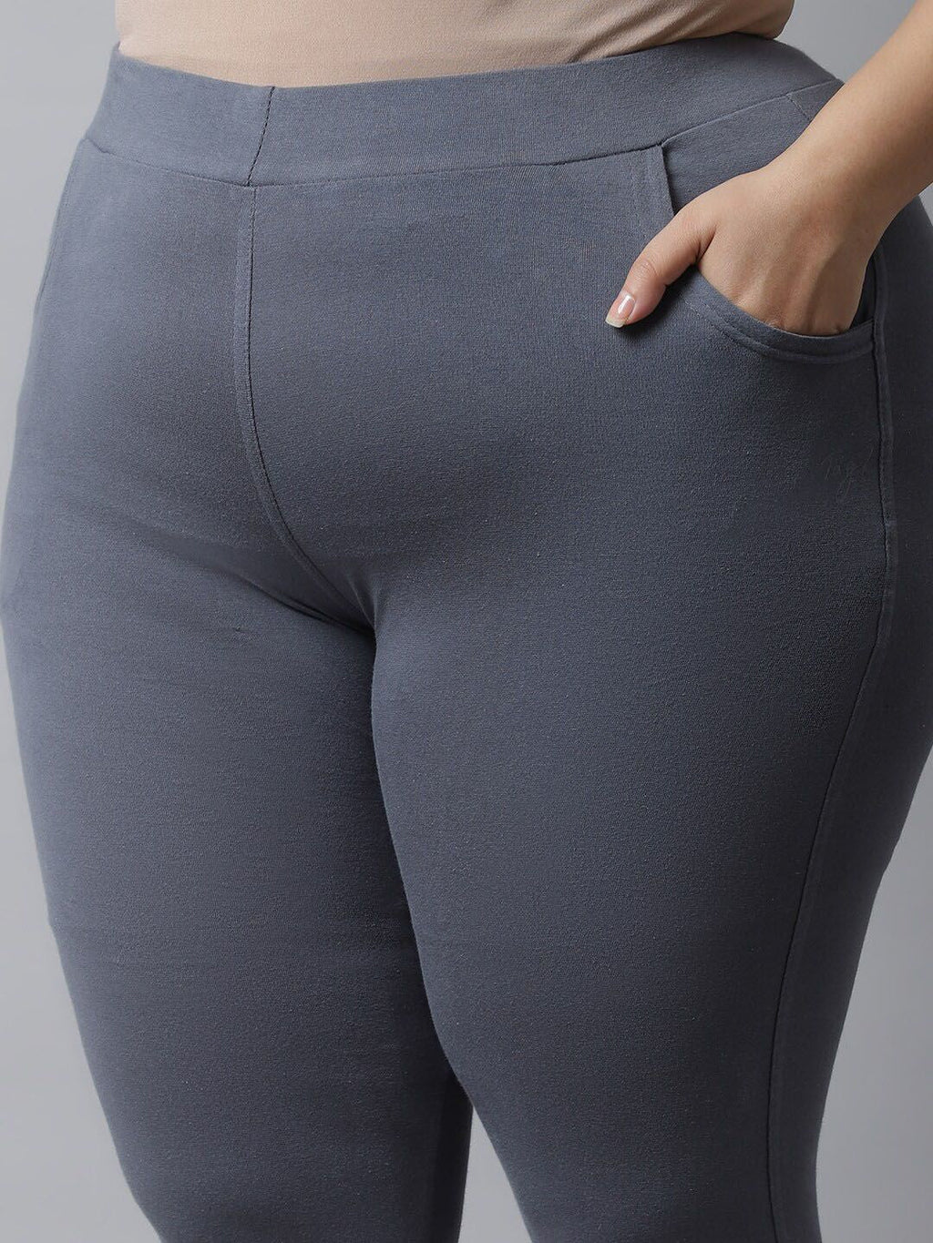 TAG 7 Women Plus Size Cotton Ankle Length Leggings