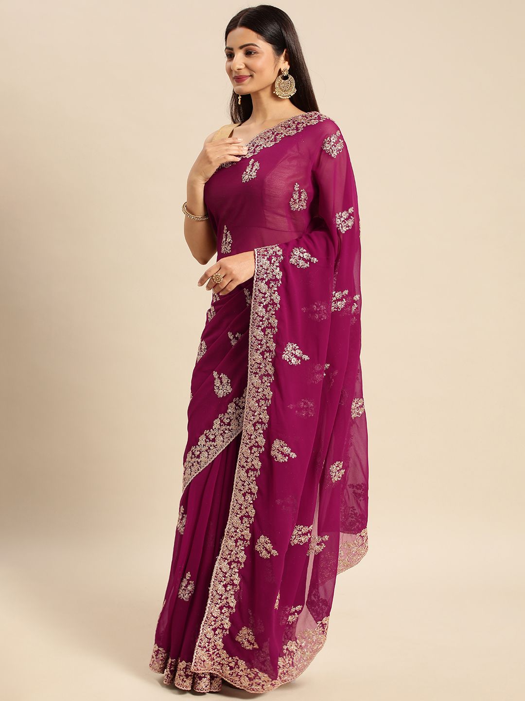 kasee Embroidered Ethnic Saree