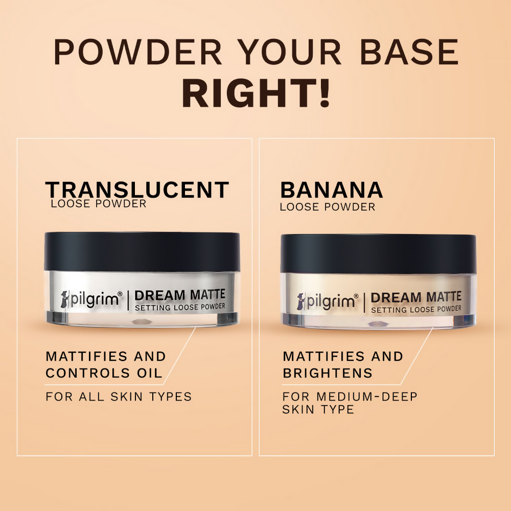 Pilgrim Pore Blurring Airbrush Finish Loose Powder - Banana