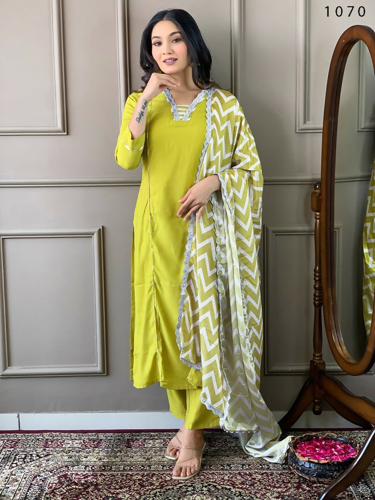 Partywear Designer Viscose Gajri Stitched Suit With Dupatta - Tanisha