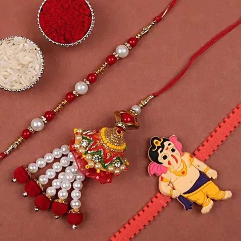 Family Rakhi Set With Big Celebrations Box
