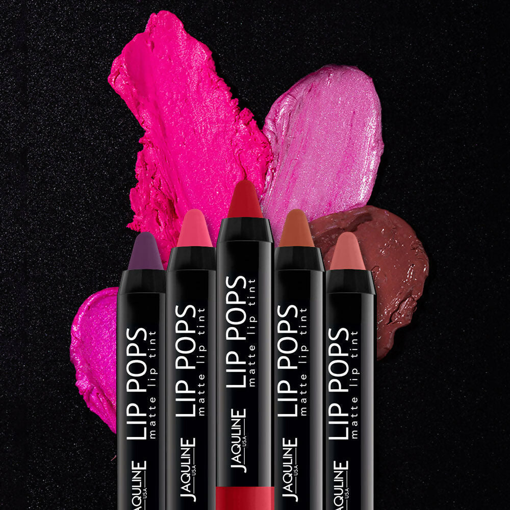 Jaquline USA Lip Pops Matte Lip Tint - Pink Pop 06