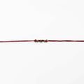 Indianvibez Bodh Grounded Resilience Real Crystal Stone Rakhi With Authenticity Certificate