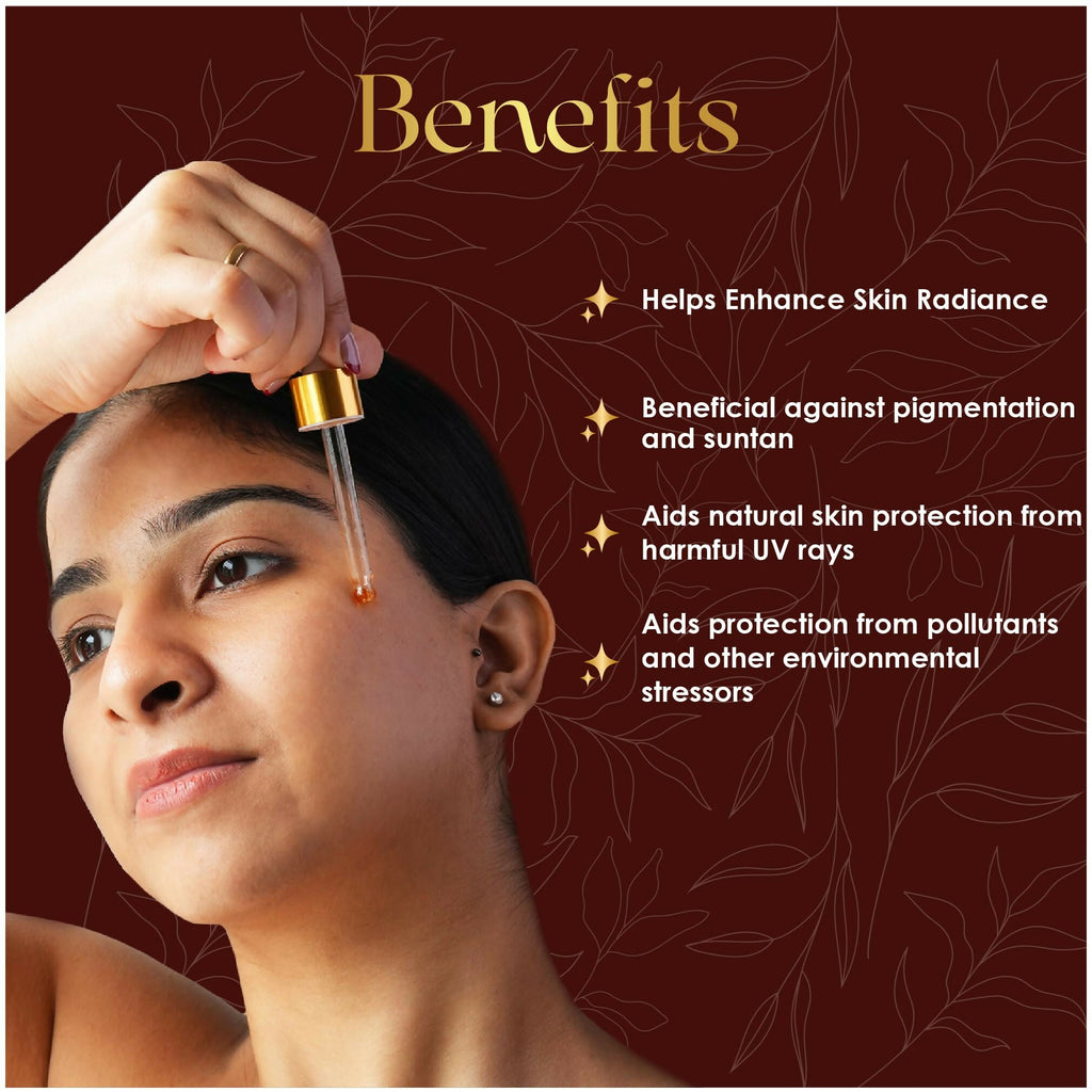 AVP Ayurveda Kanaka Thailam Day Serum Infused with Beauty Berry and Sandalwood, Ayurvedic Herbal Face Oil
