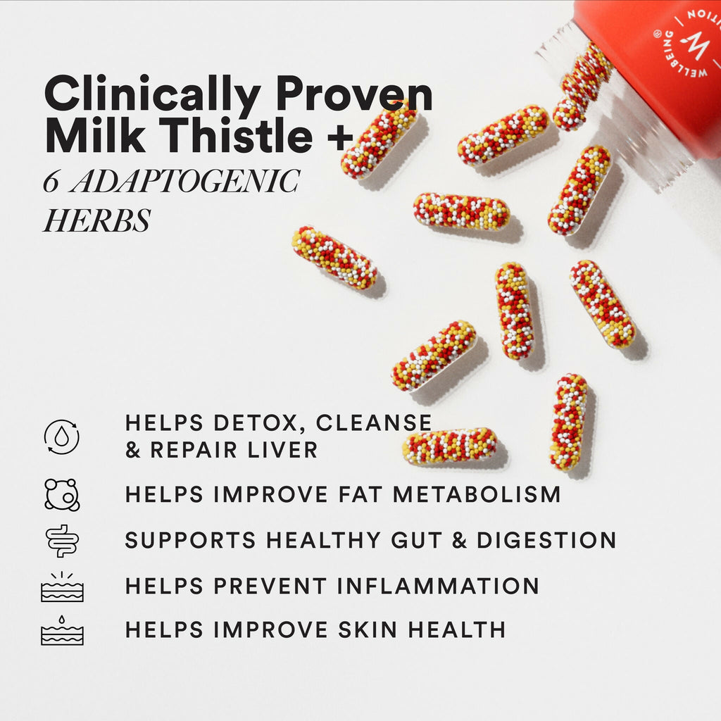 Wellbeing Nutrition Slow Liver Detox Capsules