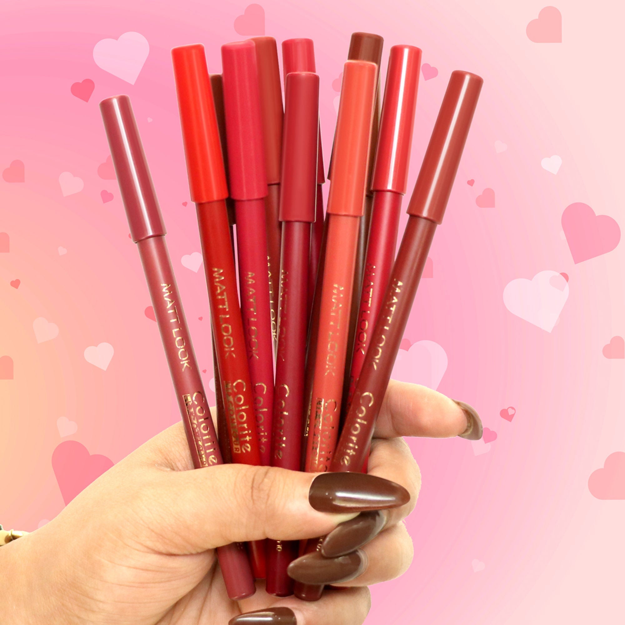 Matt Look Colorite Lip Contour Professional Matte Lip Color Pencil - Maroon Vibes 03
