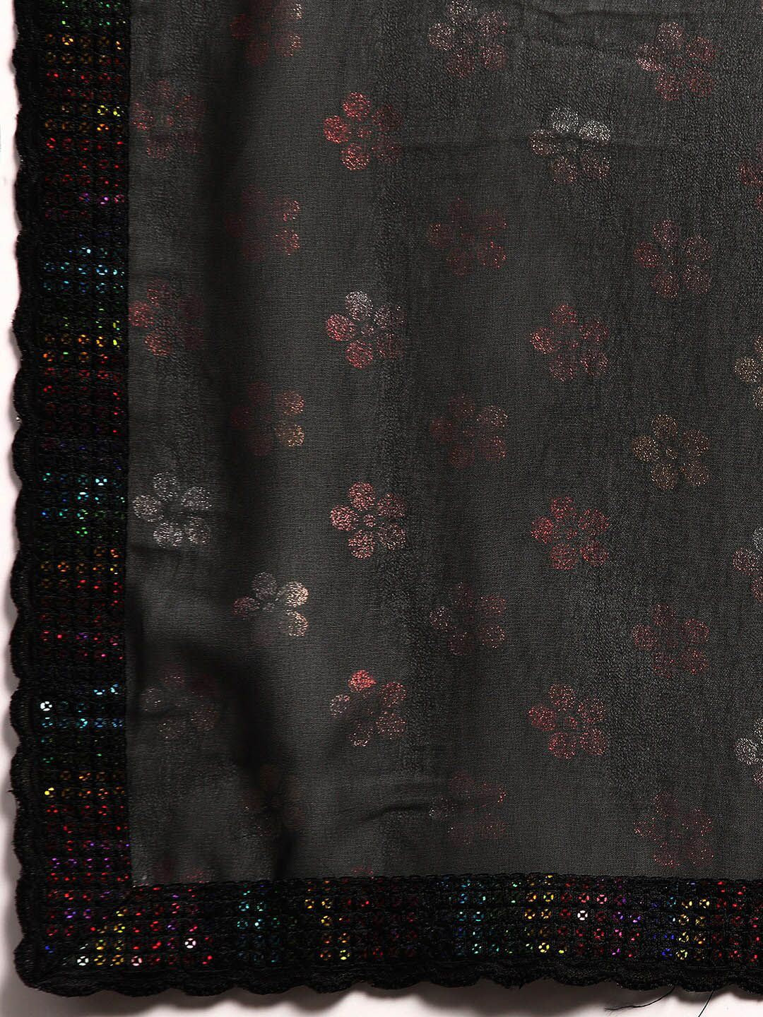 kasee Floral Printed Sequinned Saree