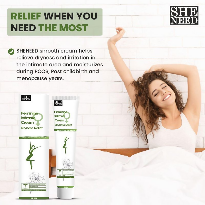 SheNeed Feminine Intimate Cream Dryness Relief