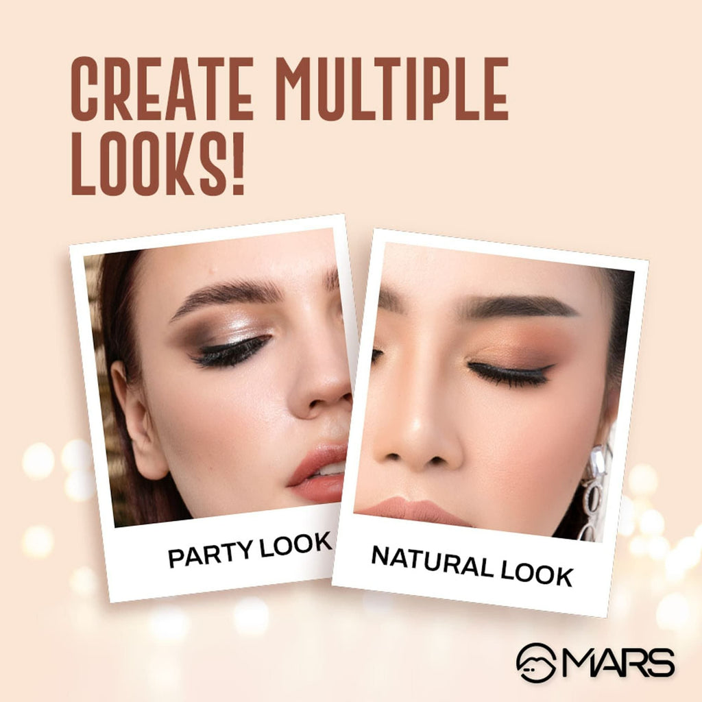 MARS Cosmetics Blooming Matte & Shimmer Eyeshadow Palette - 04 Orchid
