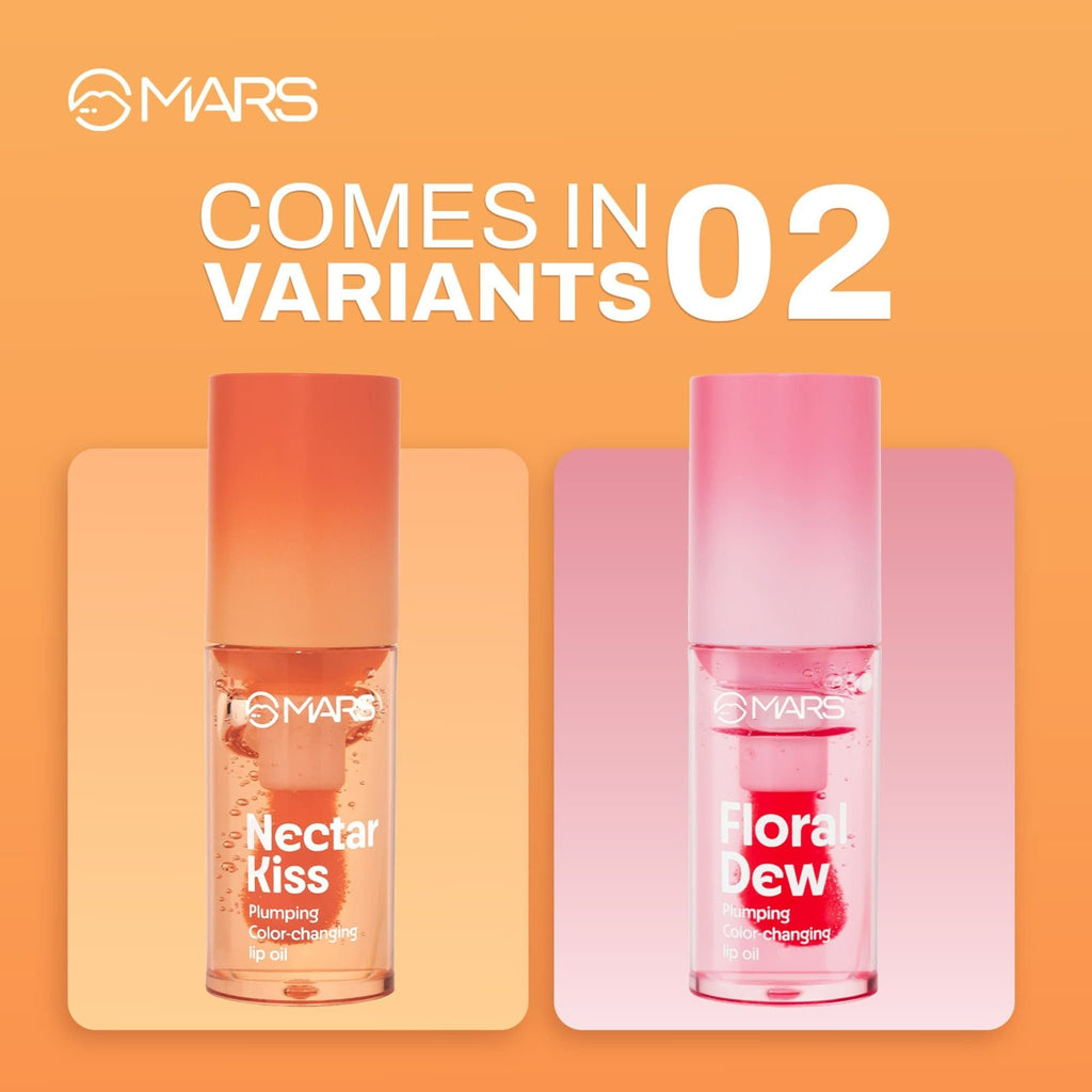 MARS Cosmetics Plumping Color Changing Lip Oil - Floral Dew